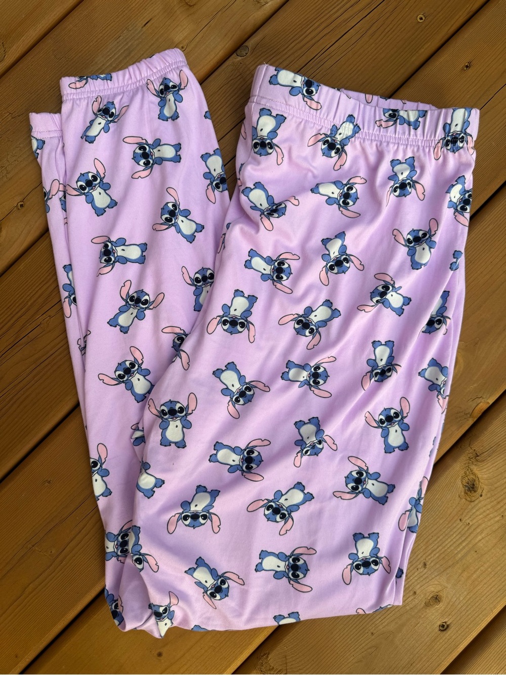 Disney Women’s Pink Stitch Print Pajama Pants